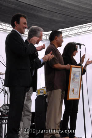 David Nahai, Tony Cardenas and wife Norma (April 4, 2010) - by QH