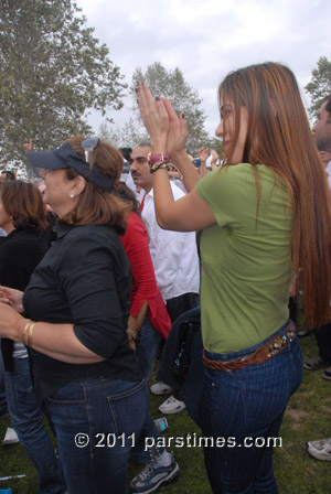 Women dancing to the music - (April 3, 2011) - by QH