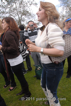 Woman dancing to the music - (April 3, 2011) - by QH