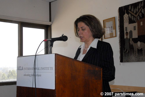Dr. Nayereh Tohidi introduced Dr. Parsi(May 14, 2007) - by QH