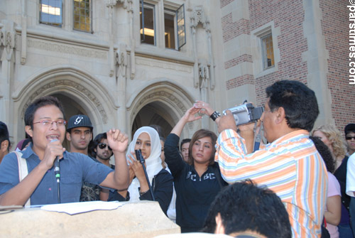 UCLA Students protest taser incident(November 16, 2006) - by QH