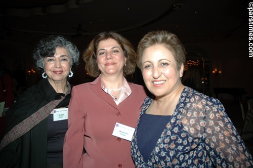 Shirin Ebadi, Nayereh Tohidi, Shahla Haeri - by QH