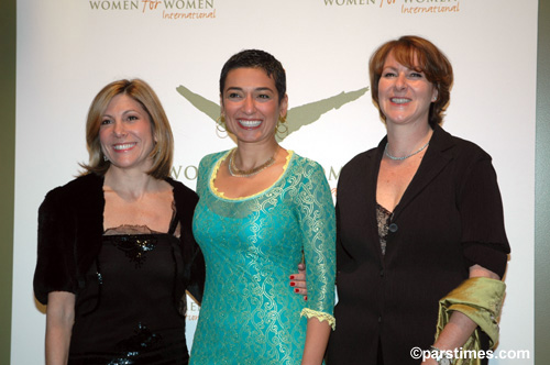 Leslie Jane Seymour (Editor-in-Chief Marie Claire), Zainab Salbi, Mary Zients - Beverly Hills,  November 19, 2005- by QH