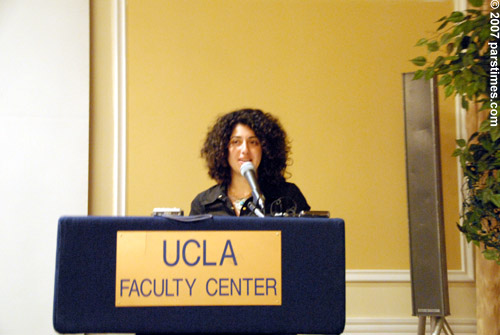 UCLA PhD Student Bita Amani introduced Dr. Alaei (January 9, 2007) - by QH