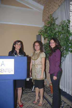 John Hopkins University Student Volunteers: Sarvenaz Nouri, Atieh Novin, Narges Alipanah (January 9, 2007) - by QH