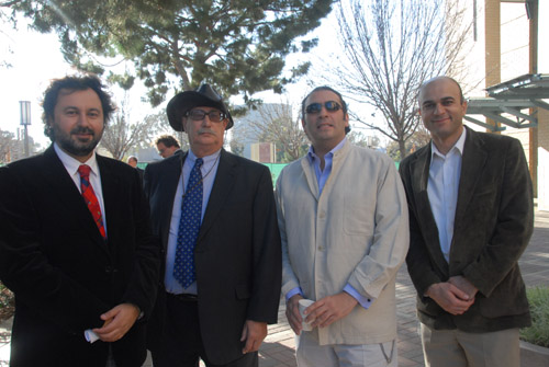 Dr. Daryaee, Dr. Morony, Dr. Shayegan, Dr. Mousavi (March 8, 2008) - by QH