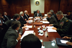President George W. Bush with National Security Council - WH Photo (September 20, 2001