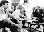 President Carter and Vice President Mondale in the Oval Office during the hostage crisis - Jimmy Carter Library