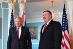Secretary Pompeo Meets With UK Foreign Secretary Johnson - USDOS Photo May 7, 2018