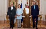 U.S. Secretary of State John Kerry, Omani Foreign Minister Yussef bin Alawi bin Abdullah, EU Catherine Ashton, and Iranian Foreign Minister Mohammad Javad Zarif in Muscat, Oman - USDOS Photo (November 24, 2014)