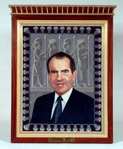 Tapestry Portrait of President Nixon