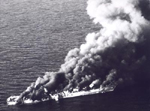 One of the darkest days of US-Iran relations: The US Navy sinks the Sahand in the Persian Gulf. Sabalan, Sahand's sister ship was badly damaged - April 18, 1988