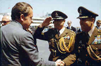 President Nixon and Iranian generals, 05/30/1972