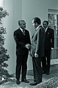 The Shah of Iran and President Nixon 