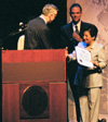 LA Mayor Hahn & Shirin Ebadi at UCLA Royce Hall, May 14, 2004