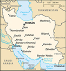 Map of Iran - CIA World Fact Book