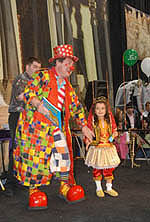 Clown and Child at the Nowruz kids program (March 22, 2009) - by QH