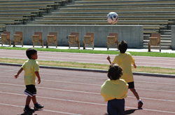 Iranian-American kids playing soccer - UCLA, September 5, 2005 - by QH
