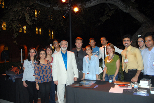 Dr. Majid Naini with Persian Academic & Cultural Student Association (PACSA) students - by QH