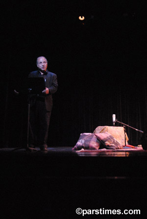 Prof. A. J. Racy introducing the musicians  (November 4, 2006) - by QH