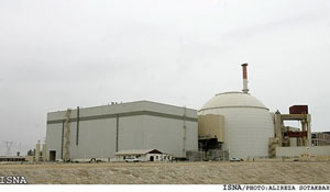 Bushehr Nuclear Power - Courtesy of ISNA