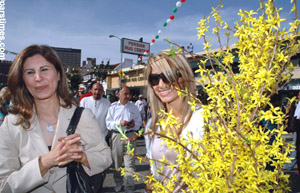 Iranian women holding Shokoufeh (blossom) & Celebrating the Festival of Nowruz - Westwood (March 26, 2006)