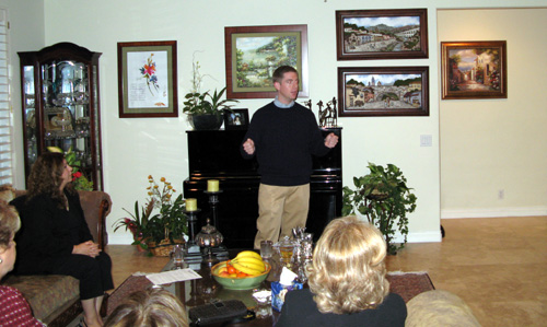 IADOC Meeting: Mike Levin (Executive Director of Orange County Democratic Party) - Irvine (February 10, 2007) - by QH
