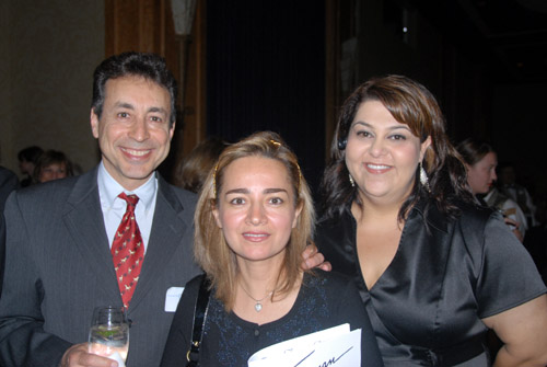 Melahat Rafiei, Jason Jazayeri & Wife (October 19, 2007)- by QH