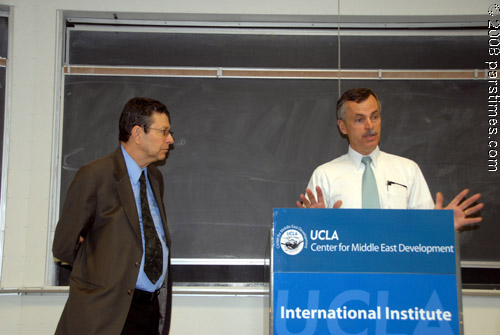Ambassador Lawrence E. Butler & Prof. Steven L. Spiegel (April 28, 2008) - by QH