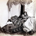 A women of Qajar Era by Antoin Sevruguin