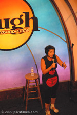 Writer/Comedian Negin Farasad jokes about sexuality - Hollywood (September 23, 2009)- by QH