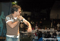 Popular pop singer Bardia performing at the fall festival - Costa Mesa (September 9, 2006) - by QH