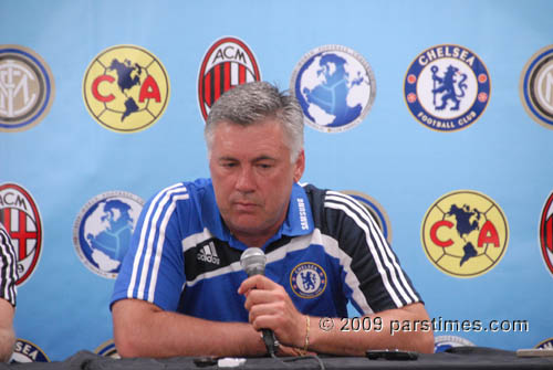 Chelsea FC head coach Carlo Ancelotti  (July 21, 2009) - by QH