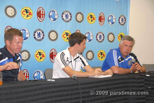 Chelsea FC head coach Carlo Ancelotti   (July 21, 2009) - by QH