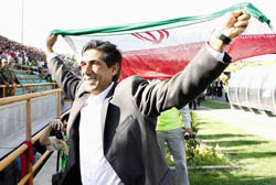 Iranian American Afshin Ghotbi led Team Melli in the 2011 Asian Cup