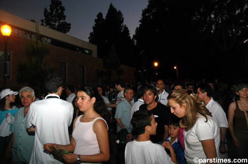 Fans celebrating after the game - UCLA June 4, 2006 - by QH