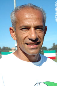 Former National Team Player Mohammad Khakpour played for the MetroStars. He became a soccer coach in California - UCLA (June 4, 2006)