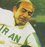 Manager Heshmat Mohajerani after winning the Asian Cup crown in 1976.