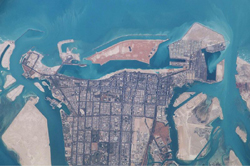 Abu Dhabi from the International Space Station - NASA March 2003