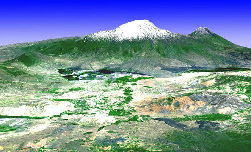 Mount Ararat, Turkey (ASTER Science Team)