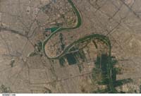 Baghdad, Tigris River - Iraq December 16, 2011 - NASA