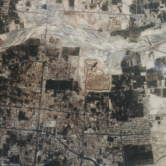 IKONOS Satellite Image of the Bam Earthquake, Iran