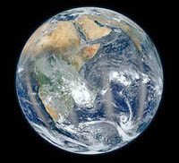 Eastern Hemisphere - NASA Blue Marble, January 4, 2012