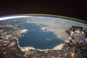 Caspian Sea, July 26, 2015 - NASA