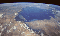 The southern Caspian Sea (NASA)