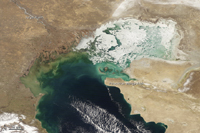 Ice on the Caspian Sea - March 30, 2013