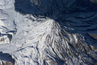 Damavand volcano - 5681 m (NASA)