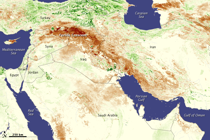 Drought in Iraq - NASA (April 30, 2008)