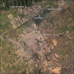 Islamabad and Rawalpindi, Pakistan - NASA