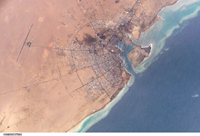 The Red Sea port town of Yanbu - NASA
